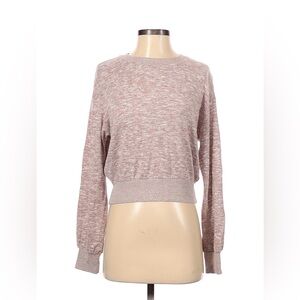 Colsie Heathered Blush Crew Neck Sweater